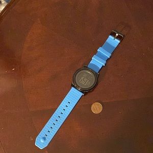 ❤️🤍💙 Blue Silicone Band Watch